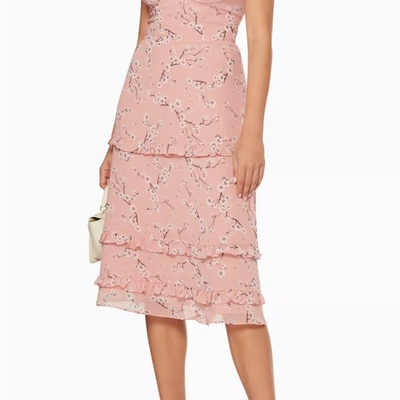 NWT Fame & Partners Cherry Bloom Dress | Size 10 | Coquette Vibes - Picture 3 of 10